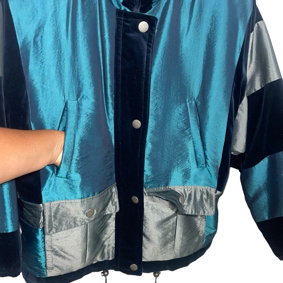 Vintage London Fog Essential 3M Reflective Zip Jacket Size XS Reg - Picture 5 of 15